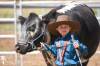 Jace Lamb took out third prize in his age class at the Springsure Cattle Camp. Picture: Trina Patterson Photography