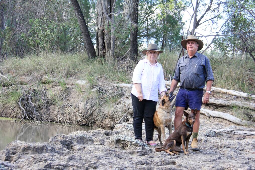 Barbara and Glen Beasley are some of the farmers behind the petition. Picture: Lucy Kinbacher