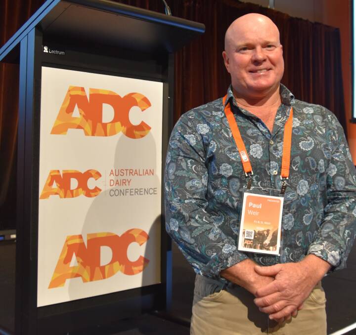Paul Weir at the Australian Dairy Conference in February. Picture by Carlene Dowie