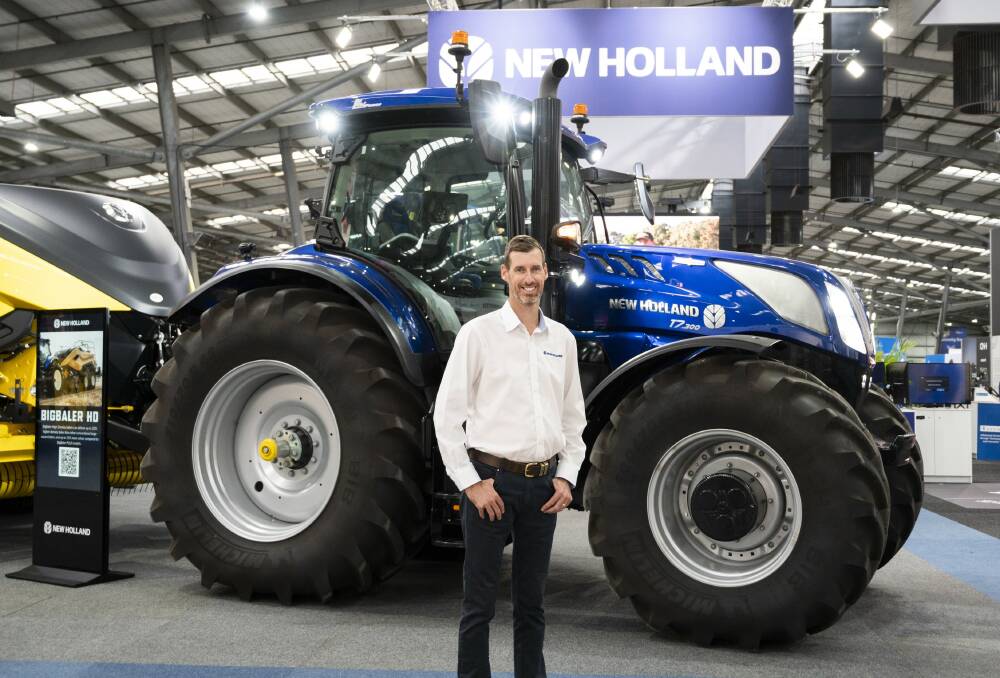 Ben Mitchell, Ag Product and Portfolio Manager - ANZ, says the T7.300 (pictured) was in response to customers wanting a tractor with more power without bigger frames and more weight, while maintaining manoeuvrability. Picture supplied
