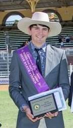 John Delaforce after winning the State judging title. Picture supplied 