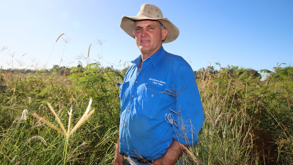Mt Garnet grazier Brett Blennerhassett plans to expand his leucaena pastures following a three-year producer trial on his property. Picture by Lea Coghlan