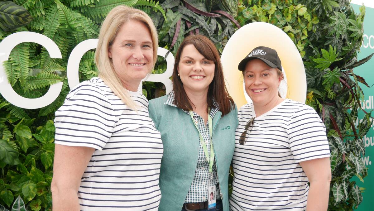 Toowoomba Hospital Foundation CEO Alison Kennedy, Suncorp Agribusiness executive manager Aliesha Christensen, and Toowoomba Hospital Foundation event manager Rachael Synott. Picture by Ellouise Bailey 