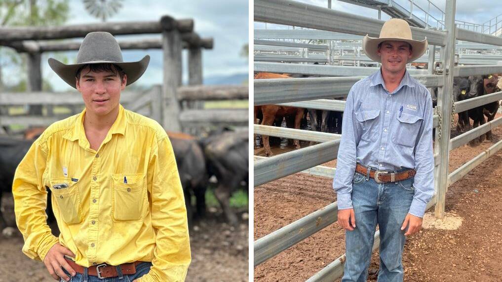 Lachlan McArthur, 17, joined the crew at Ray White Rural on January 8 and Jacob Galvin, 23, joined the team at GDL on January 15. Pictures supplied 