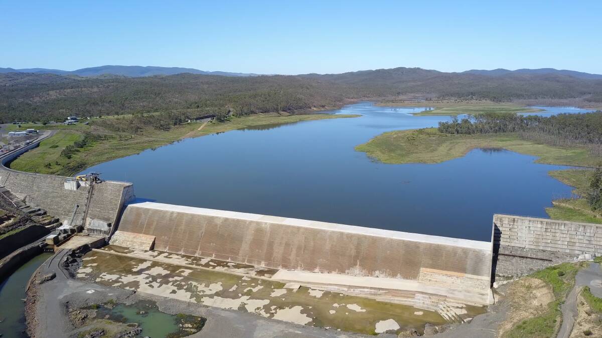 Paradise Dam. Picture supplied by Sunwater