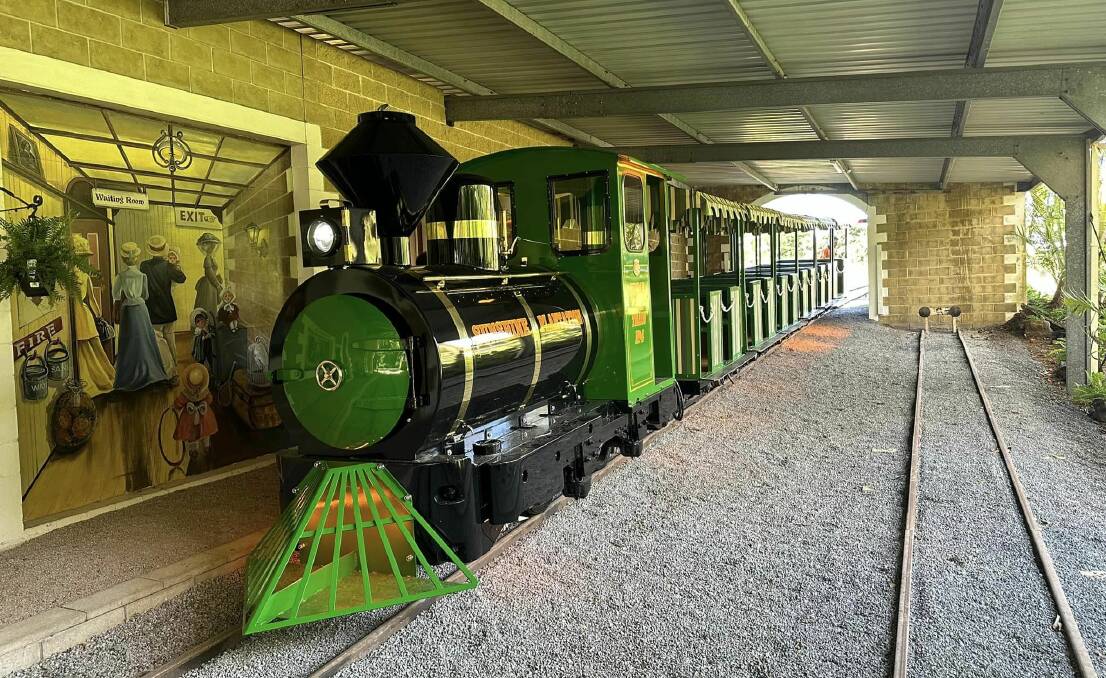 The new Plantation Train is ready to resume services at the Big Pineapple. Picture: Visit Sunshine Coast