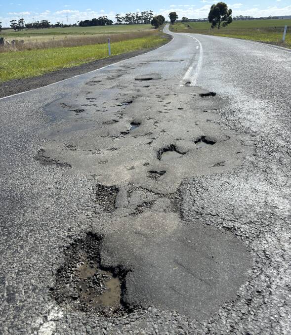 A new report has found 23 per cent of local roads are in a poor condition or have poor function or capacity. Picture supplied.