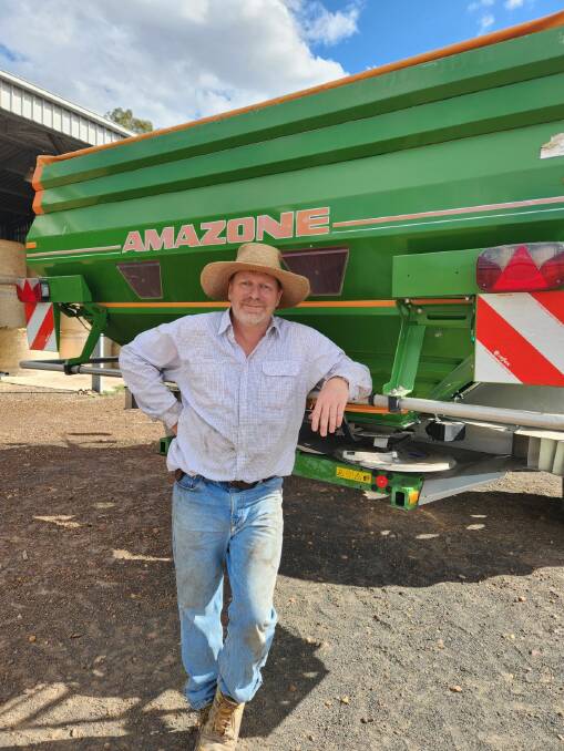 AgForce Grains president Brendan Taylor said he was hoping predicted rain would not interfere with farmers spreading nitrogen ahead of planting chickpeas or hinder those still hoping to harvest their sorghum. Picture: Supplied