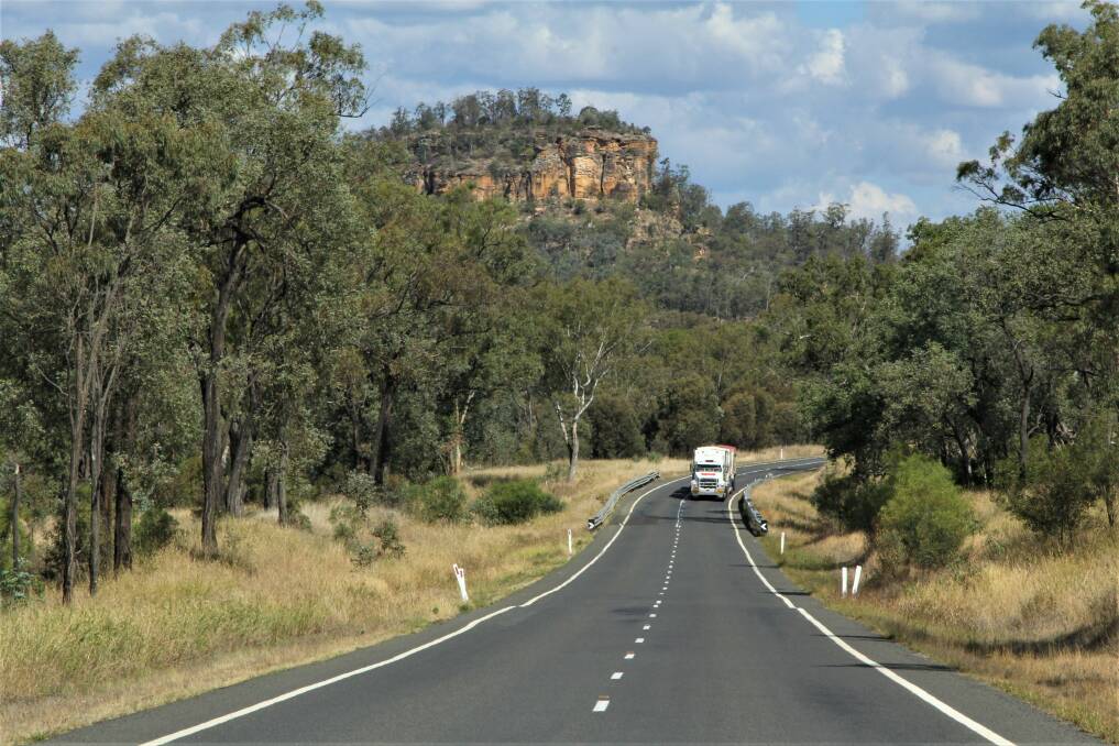 The 1185km Inland Freight Route, which runs from Mungindi at the NSW border to Charters Towers in North Queensland was the focus of concern from many transport bodies in the latest state budget. Picture: QCL File