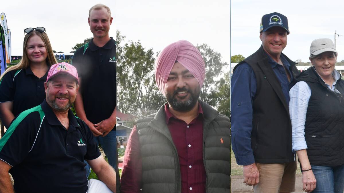 Growers David Jennifer and Cameron Hakk, Gurpreet Singh and Troy and Sharree Parchet evealed some o the biggest challanges. Pictures: Alsion Pateron 