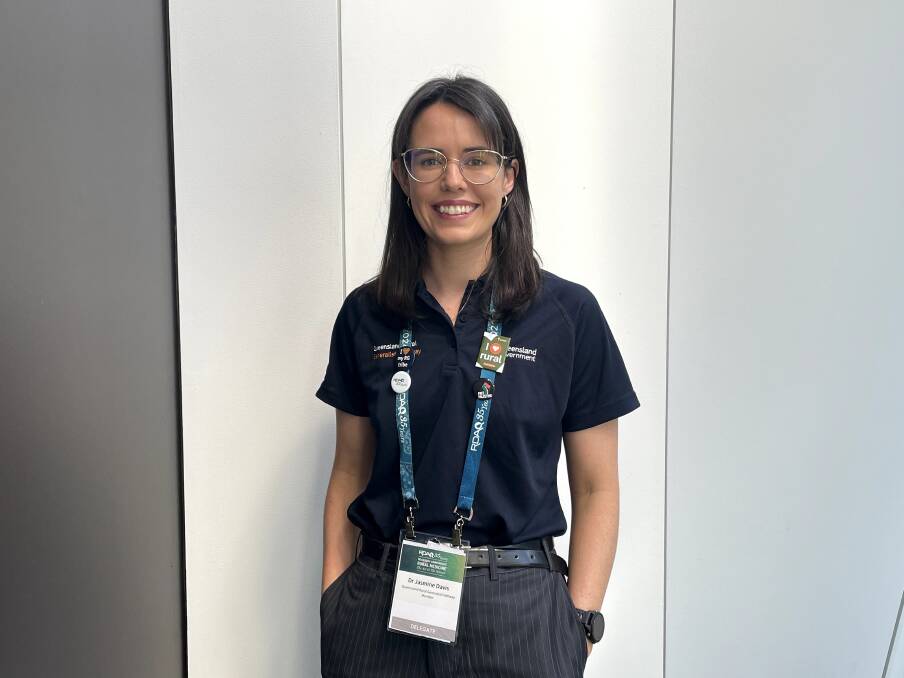Dr Jasmine Davis who is undertaking an internship at Bundaberg Hospital, presented the session at the RDAQ conference which exposed medical students to different regional, rural and remote career opportunties. Picture: Alison Paterson