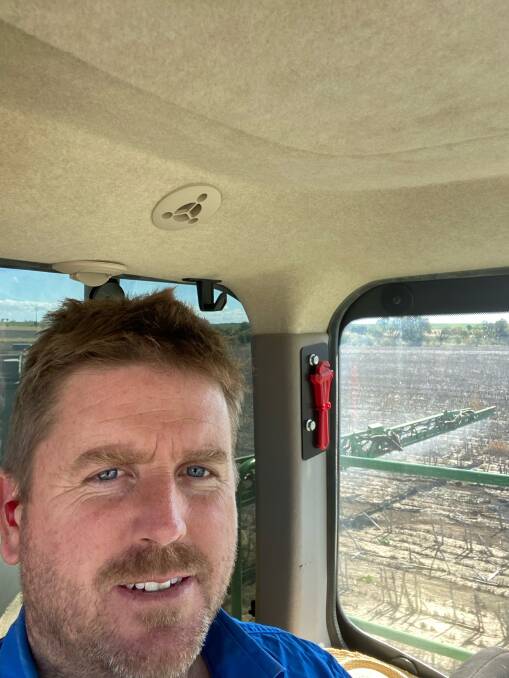 Muckadilla grain grower Scott Loughnan said his property so was so hydrated from rain he could plant chickpeas in mid-June without more showers. Picture: Supplied