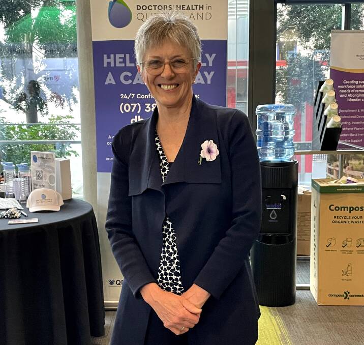 Doctors' Health Queensland medical director Dr Jennifer Schafer wants all doctors, qualified and student, to know they are not alone. Picture: Alison Paterson