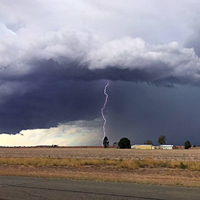 Queensland grain and legume growers hope the rain front from the country's west which is due to arrive on Friday will be lighter than previous wet weather events. Picture: Peter Turner