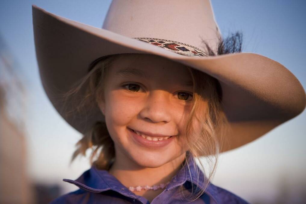 When she was little, Dolly Everett was the face of an Akubra hat advertisement. 