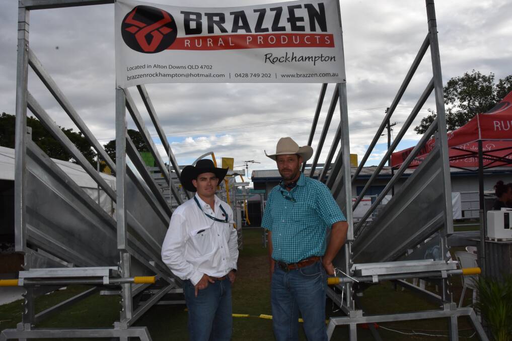 Brazen Rural Products' Curtis Bowmaker and Mark Wadsworth cater mostly to hobby farms. Picture: Steph Allen