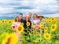 Scenic Rim locals enjoying the festival at Kalbar Sunflowers on the weekend. Picture by Vinoraa Photography