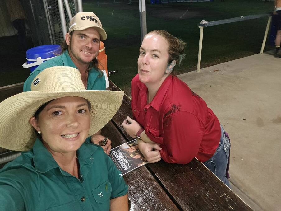 (L-R) Lahtasha and James Lewis and event organiser Jessica Anderson. Picture: Supplied 