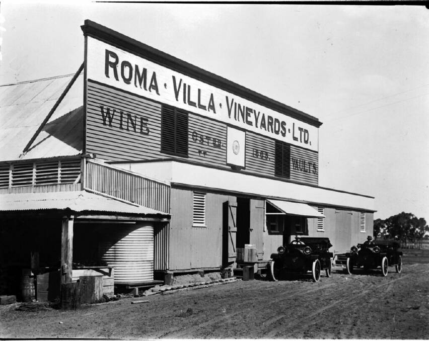A photograph depicting the Romavilla building in the 1920s. Picture: Queensland State Archives