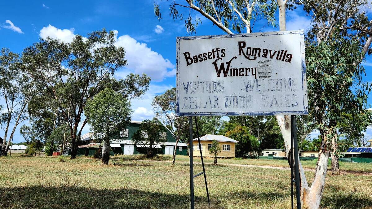 Bassett's Romavilla Winery was renowned for its medal-winning port wine. Picture: Sally Gall