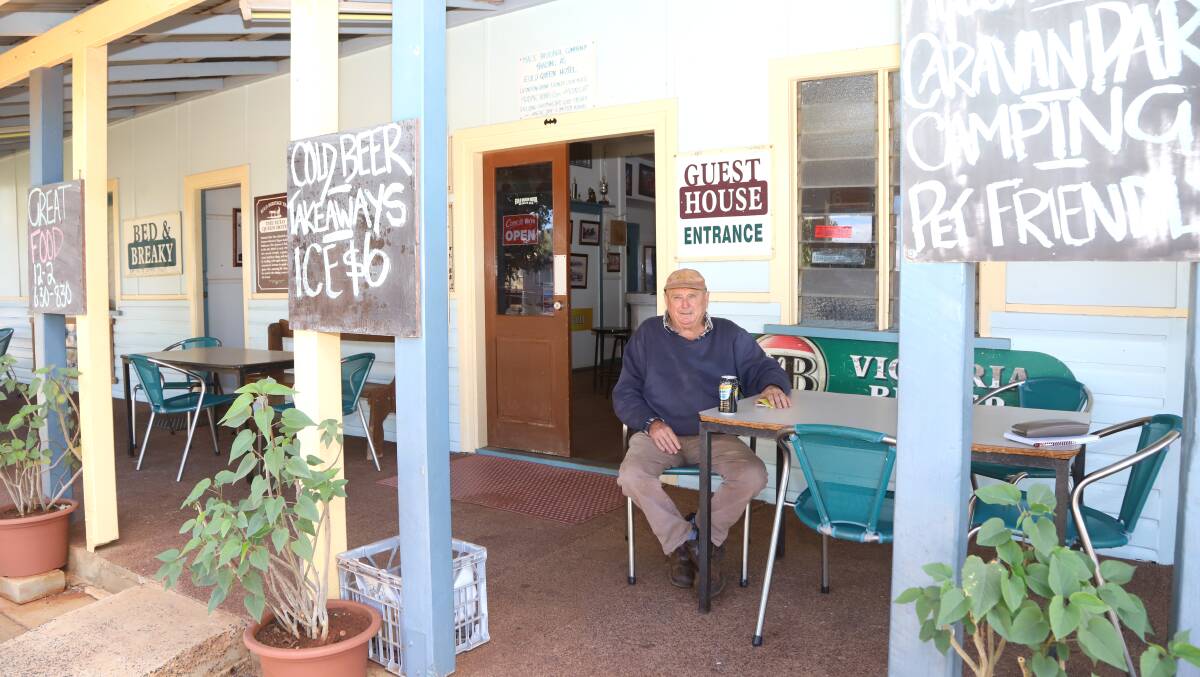 Eulo Queen Hotel publican Col Mace has noticed a big drop in tourists visiting south west Queensland. Picture: Sally Gall