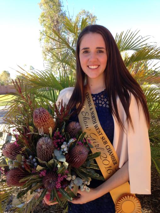 Tiffany Davey, 2016 Central and North West Miss Showgirl.