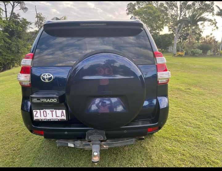 A rear view of the Toyota Prado Tea has been associated with. Picture: supplied