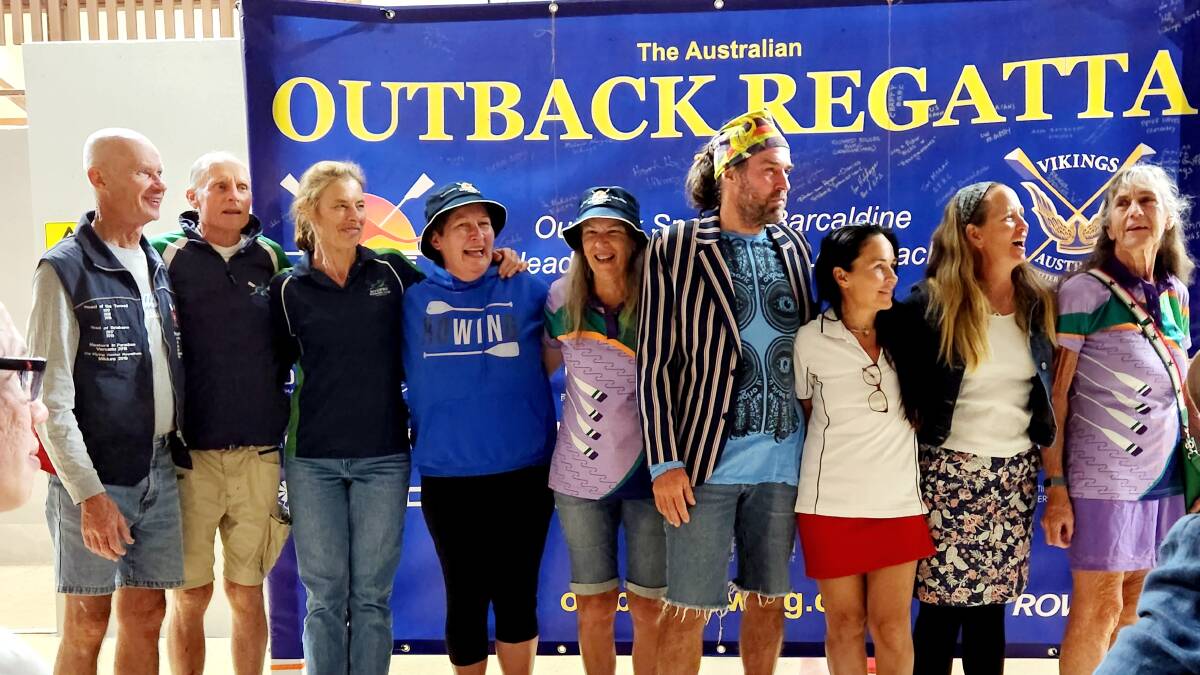 Inaugural outback regatta hailed as start of bush rowing movement