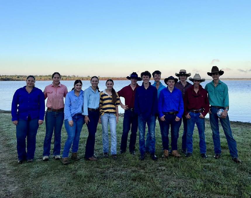 Twelve students were selected to participate in the LeadAg program in central Queensland to prepare for a career in agriculture. Picture supplied by CHRRUP 