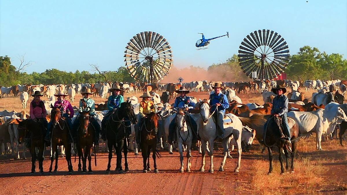 Tanumbirini Station entrance at mustering time. Picture supplied by Rallen Australia 