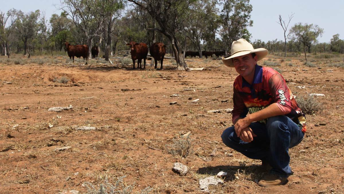 Barcaldine Regional Council mayor Sean Dillon at home on his Alpha property back in 2020. File picture 