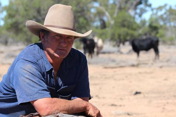 South West Queensland grazier Ron Sevil, Kenilworth, Mitchell, is fine tuning his strategies to deal with the looming threat of drought. - Picture: PENELOPE ARTHUR.