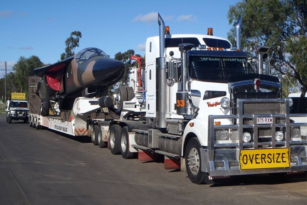 An F1-11 is enroute to Darwin and can be spotted throughout Queensland and the Northern Territory over the coming week.