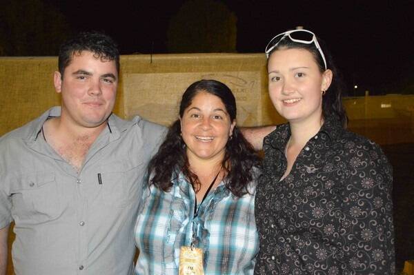 Gerard and Bernadine Agius with Steph Large, all of North Eton. The Agius family were a sponsor of the festival.