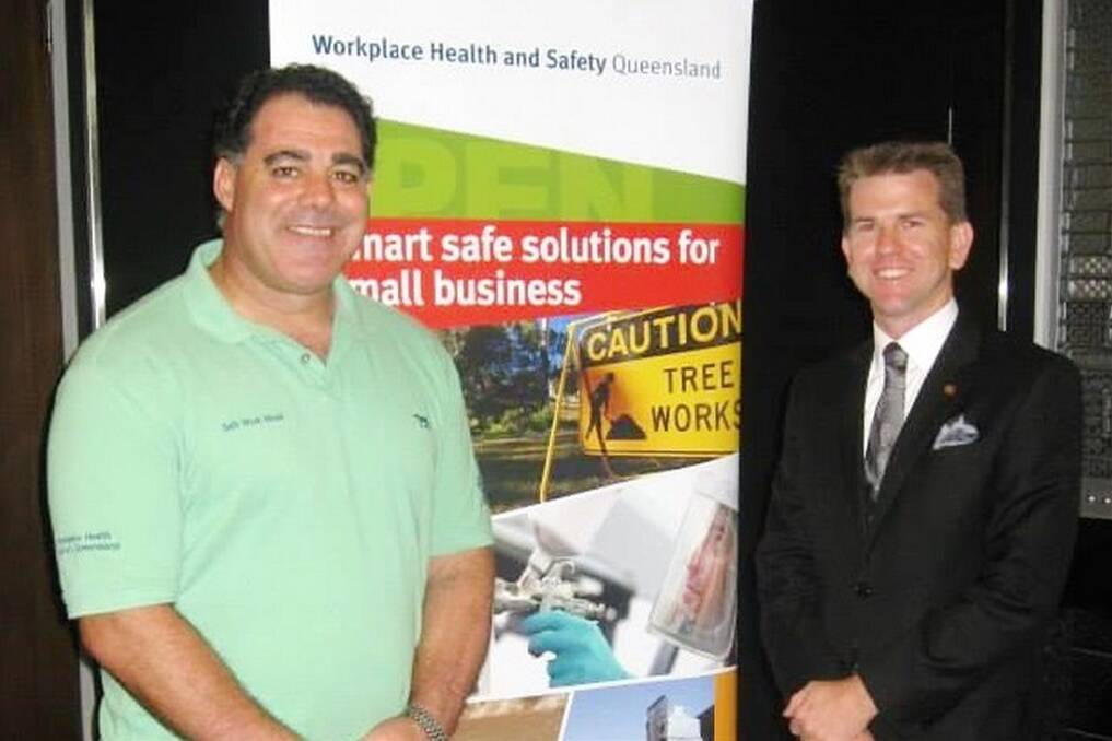Rugby league great Mal Meninga and Attorney-General Jarrod Bleijie talked quad bike safety at a forum at Roma this week.