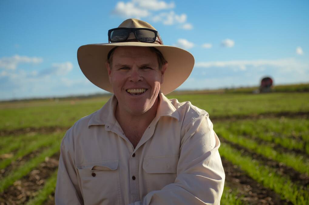 Department of Agriculture and Fisheries senior regional research agronomist Darren Aisthorpe.