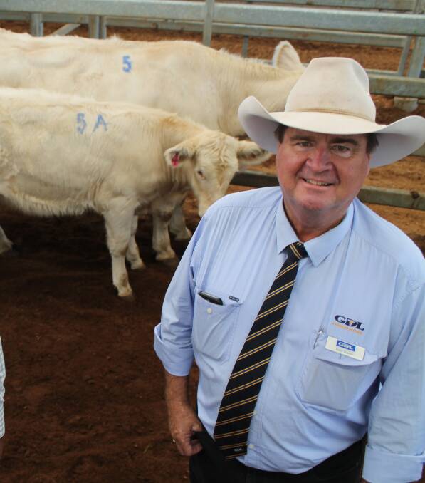 Auctioneer Peter Brazier will call time on his livestock career and retire at the end of the month. Picture: File 