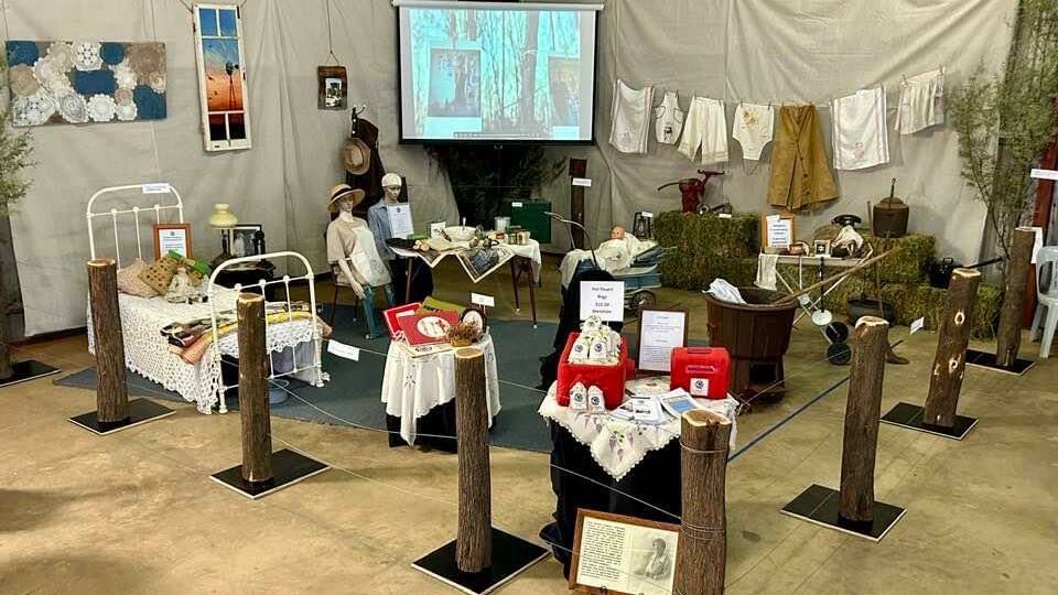 The Charleville QCWA centenary display at the local show last week. Picture supplied. 