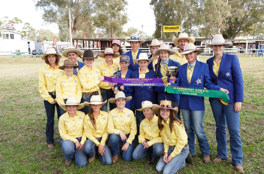 Boonah State High School cattle club members competed at Farmfest for the first time with great success. 