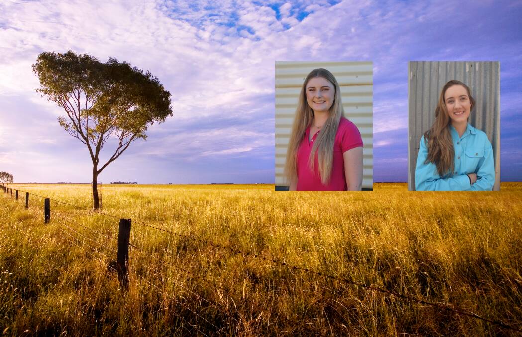 Sarah Coggan, The Ranch, Meandarra, and Kate McCullough, Bruslee, Seventy Mile, are two of 19 recipients of the Rural Bank Scholarship for 2020. 