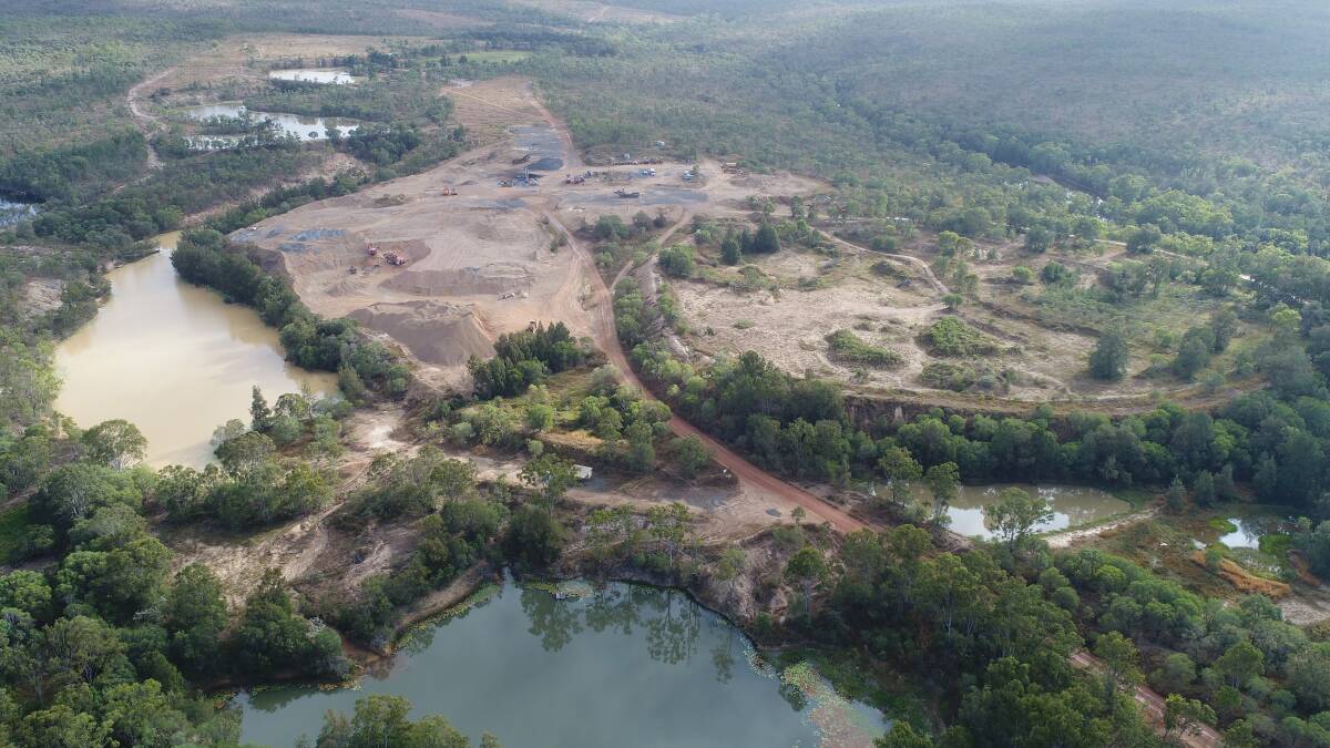 There are currently permits for 200,000 tonnes of material of quarry material a year with potential for expansion. Picture - supplied