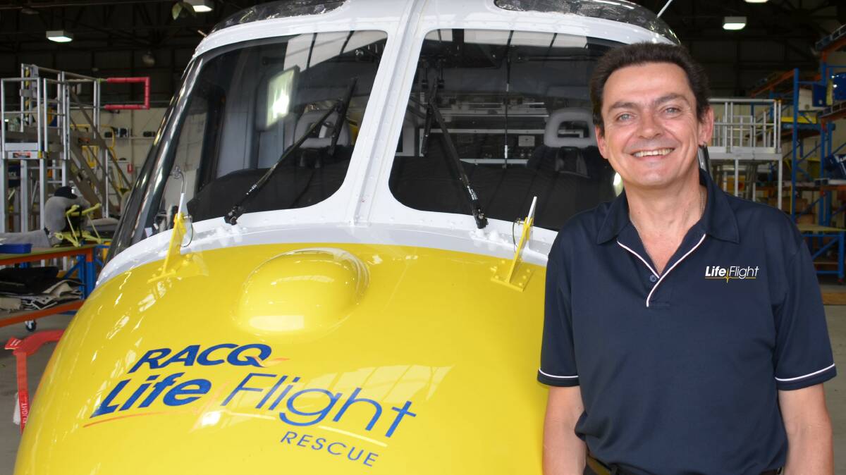 AFRICAN ADVENTURE: Brett Cochrane worked as a firefighter in South Africa for 15 years before joining LifeFlight.