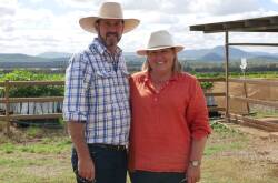 John and Karlie Burton, Downs Livestock Services, Dalby 