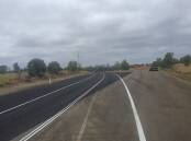 A side-track has opened on the Peak Downs Highway Caval Ridge overpass. Picture by Transport and Main Roads.